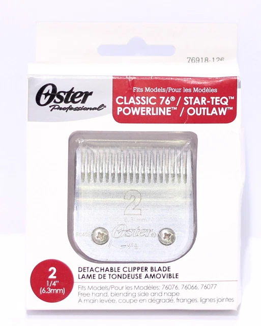 Hoja desmontable Oster talla 2 se adapta al clásico 76 octanos modelo uno modelo 10 fuera de la ley