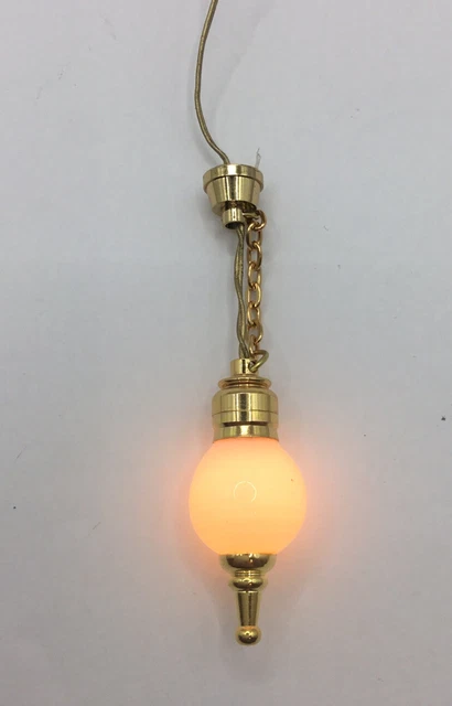 Dolls House Ceiling Light With Ball Shade