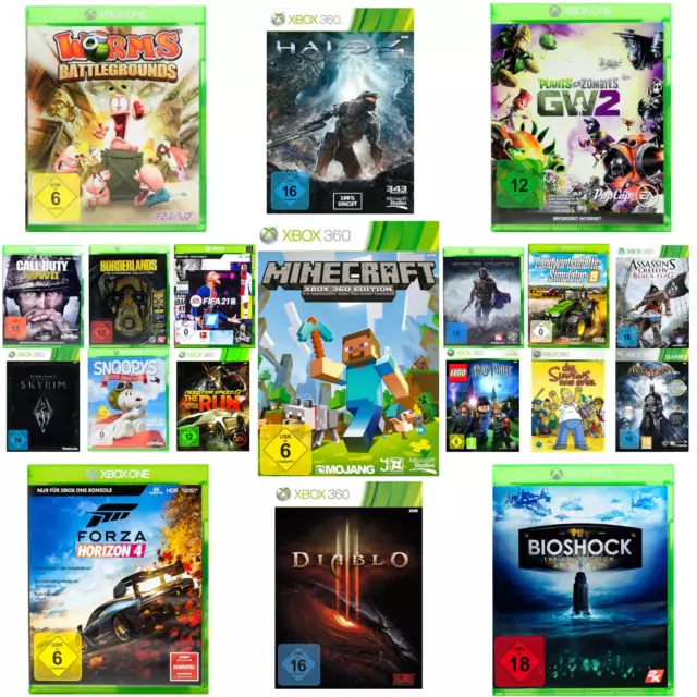 Xbox Classic Spiele Auswahl Spielesammlung Halo Diablo Assassins Creed GTA Lego