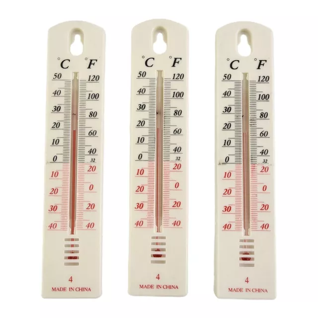 Thermomètre analogique avec double lecture de température affichage facile à 2