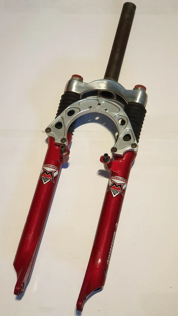 Fourche Avant Marzocchi Bomber MXC 26" Occasion - Course 100mm, Tube 1 1/8", Disque/rim