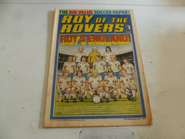 ROY OF THE ROVERS Comic - Year 1978 - Date 21/01/1978 - UK Paper Comic