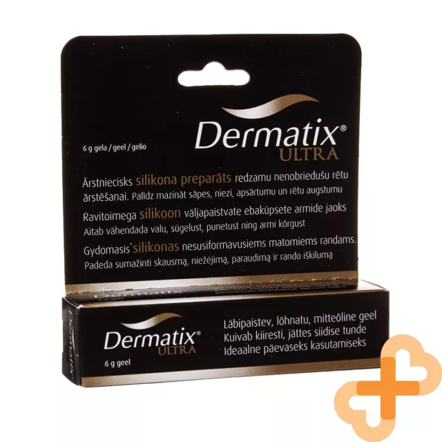 Dermatix Ultra Topique Silicone Gel pour Fraîchement Healed Blessures 6g Évite 3