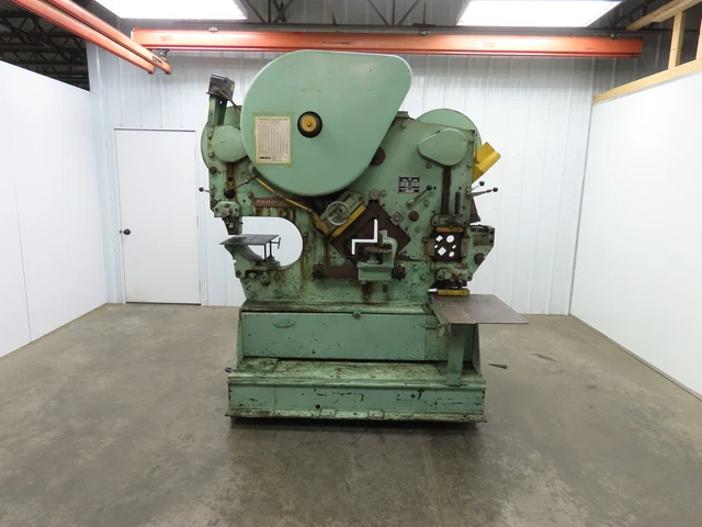 Peddinghaus 210A/20 Mechanical Iron Worker 105 Ton 10 HP 550V Notcher Puncher
