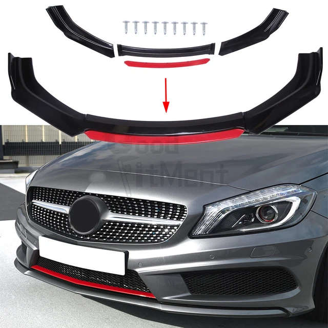 For Mercedes Benz W204 Sport 2012-2014 Car Front Bumper Lip Spoiler Splitter