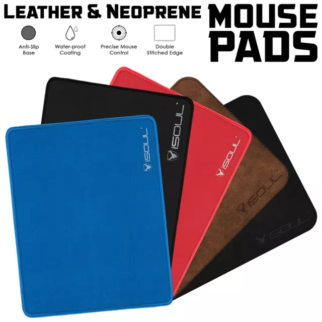 Mouse Pad Mouse Mat High Quality Thick Leather Non Slip Foam Pc Computer Laptop