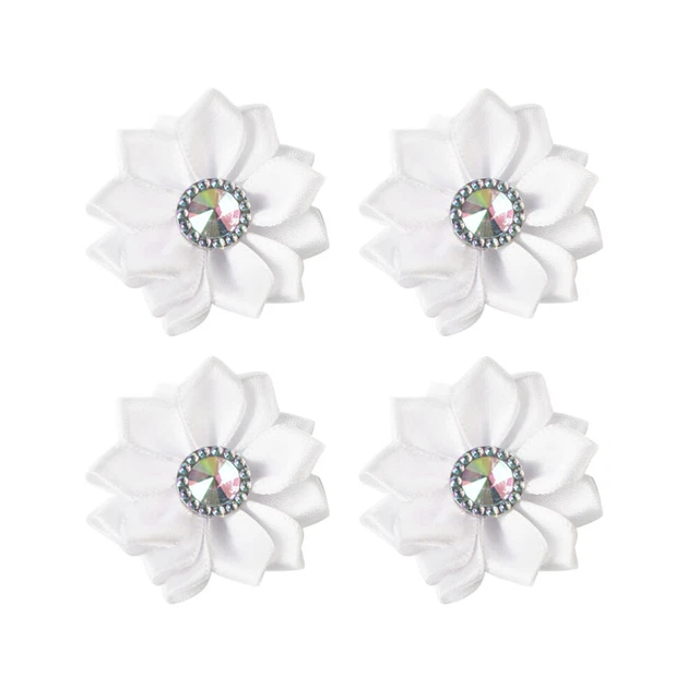1 beutel mit 20 stück diy chiffon blumen strass intarsien bloom dekorative