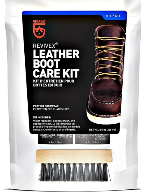 New  GEAR AID REVIVEX  LEATHER BOOT CARE KIT
