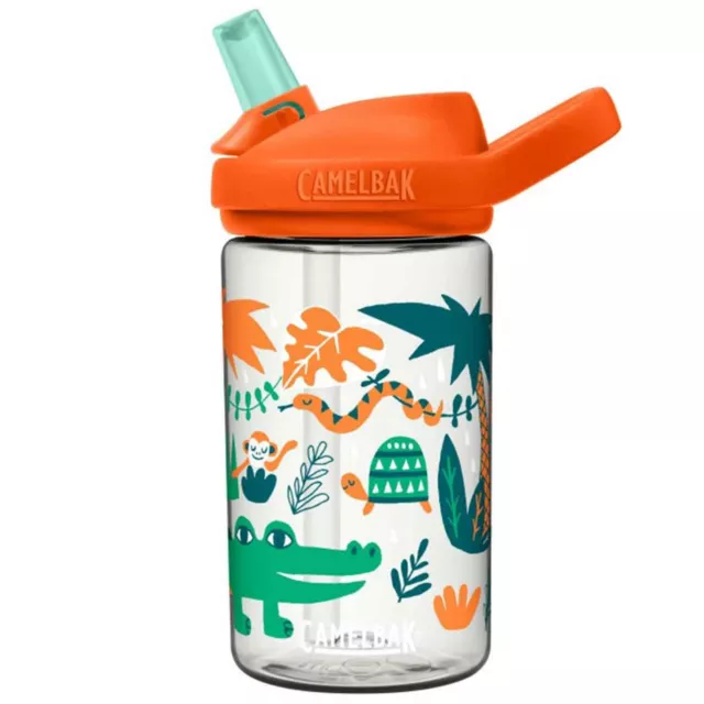 CamelBak Eddy+ NEW Kids 400ml Water Bottle BPA Free - JUNGLE ANIMALS