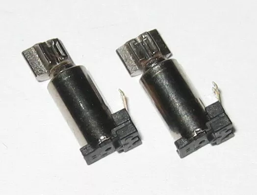 2 X Pager and Cell Phone Vibrating Micro Motor - 1 to 3V DC Small Vibrator Motor