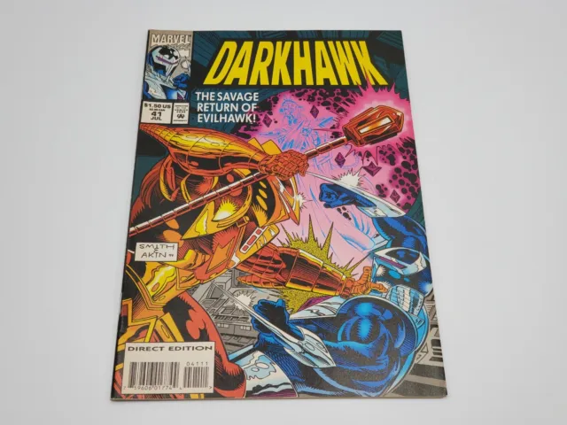 Darkhawk #41 Return Of Evilhawk Low Print Run Hard To Find