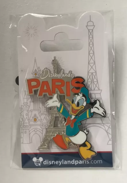 Pin's Pin Disney Disneyland Paris Dlp Donald Tour Eiffel Tower