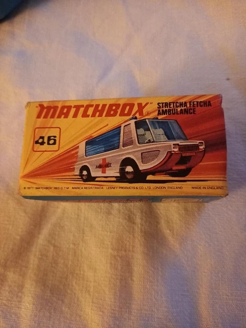 Ancienne Boîte Vide De Voiture Ambulance - Jouet à Friction - Fabriqué En Corée - Occasion