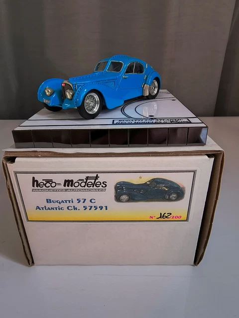 Miniature Heco Modèles 1/43 – Bugatti Type 46 Landaulet – Occasion En Très Bon état