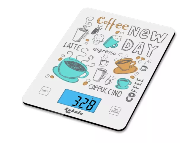 5kg Coffee Design Digital LCD Electronic Kitchen Cooking Food Weighing Scales UK