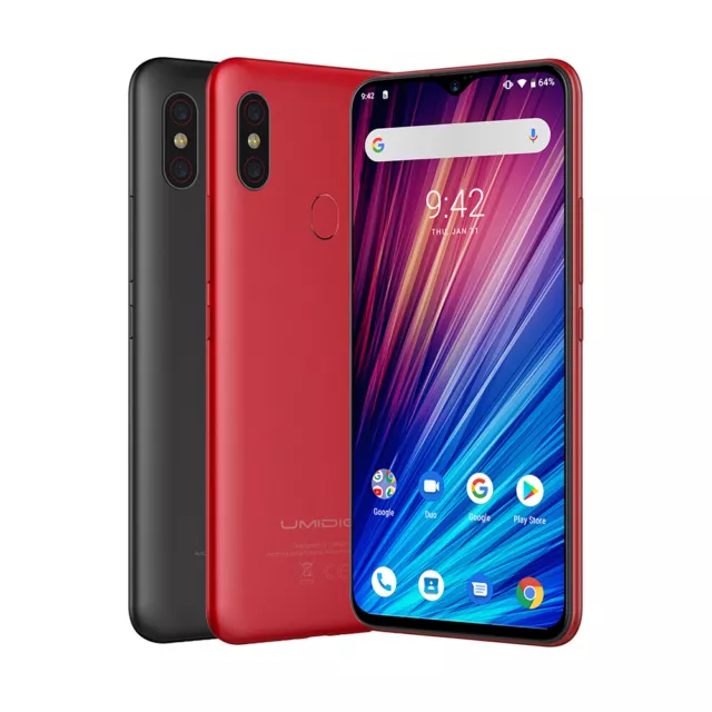 UMIDIGI F1 Play Smartphone 6GB + 64GB 6.3 Zoll ohne Vertrag Handy Dual SIM 48MP