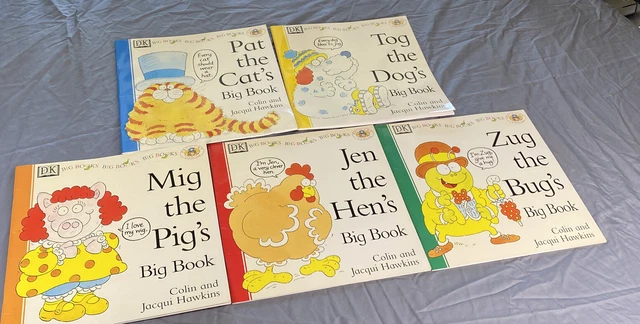 5 TEACHER BIG BOOKS LOT Oversized Easel PAT THE CAT AND FRIENDS LOT 5 TEACHER BIG BOOKS LOT Oversized Easel PAT THE CAT AND FRIENDS LOT