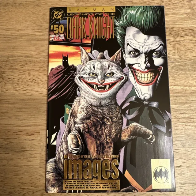 Batman Legends Of The Dark Knight #50 (1993) NM DC Joker Cover Gold Foil