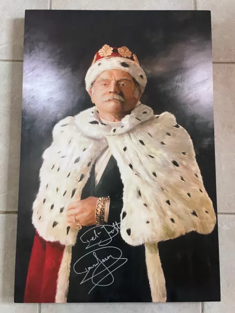 Large A2 size Canvas signed by Sir David Jason, Only Fools and Horses.