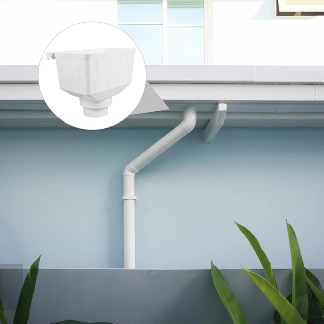 RAINWATER GUTTER DOWNSPOUT Drainage Pipe Downspouts Extension
