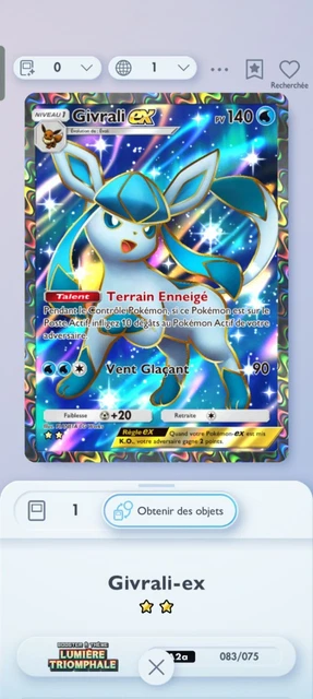 Carte Pokemon Givrali GX SV55/SV94 Destinées Occultes PSA 10 - Collection