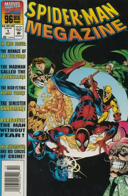 Spider-Man Megazine #1 October 1994 Marvel Spiderman Newsstand Comic Book (NM)