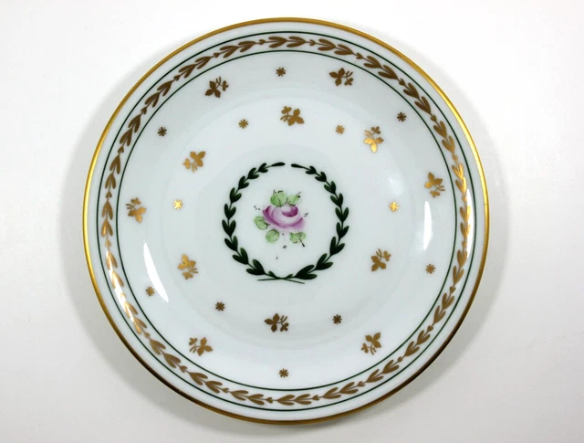 Limoges Singer / Plato de postre 19 cm / Porcelana pintada a mano