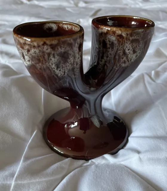 Vintage Kernewek Pottery Double Egg Cup