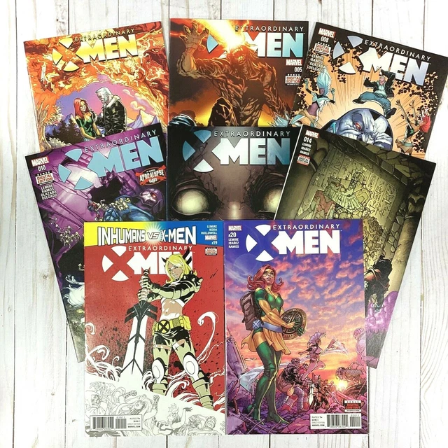 Extraordinary X-Men #3,5,8,10,13,14,19,20, Lot of 8 Issues, Marvel 2015, VF/NM