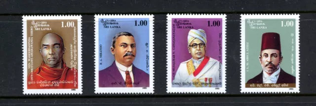 1992 Sri Lanka R3747 National Heroes 4v. MNH