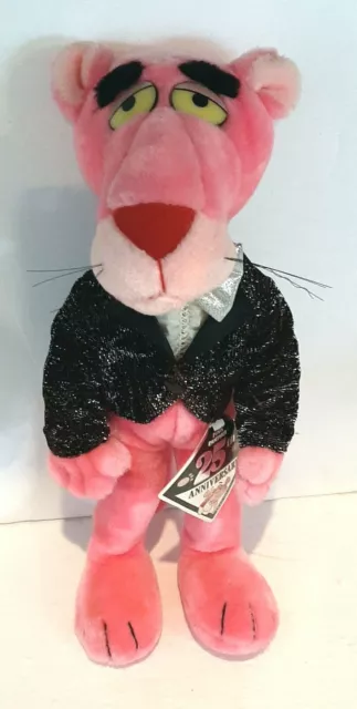 PINK PANTHER 25TH Anniversary Plush Hang Tag Glitter Tuxedo Jacket New ...