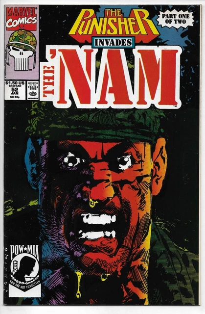 Punisher Invades The 'Nam #52 Marvel Comics Salick Harris Palmiotti VFN 1991