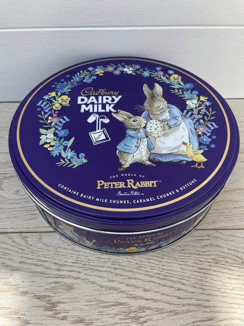 CADBURY DAIRY MILK Limited Edition Collectible Peter Rabbit Tin - EMPTY ...