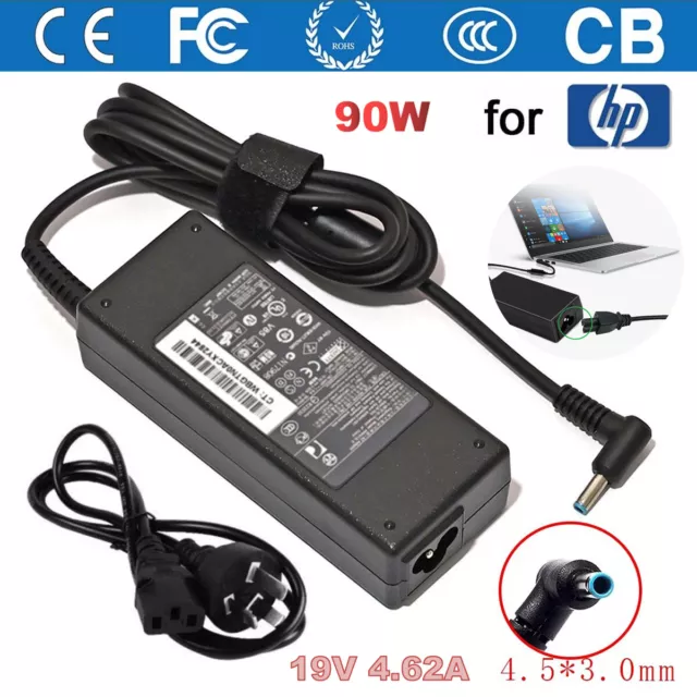 For HP Laptop Charger AC Power Adapter 740015-001 741727-001 19.5V 4.62A 90W AU