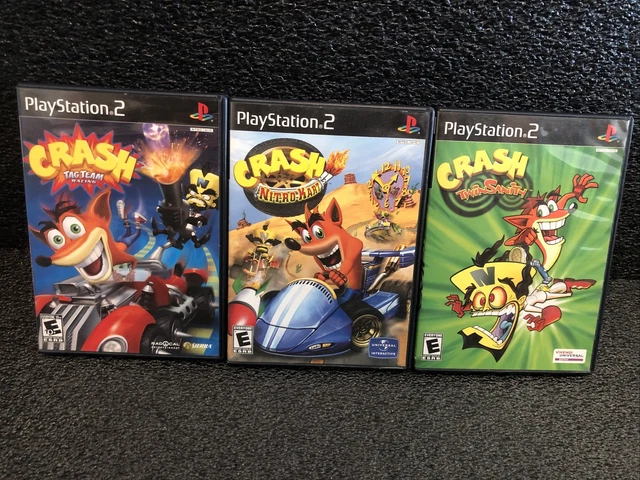 PS2 GAME LOT Crash Bandicoot Twinsanity + Nitro Kart + Tag Team