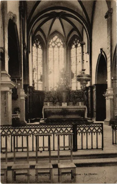 CPA MORTAU - Interior of the Church - La Choeiur (183324)