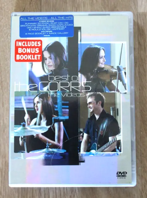 Best Of The Corrs the Videos  All of the Hits R4+ DVD 2002 Tested