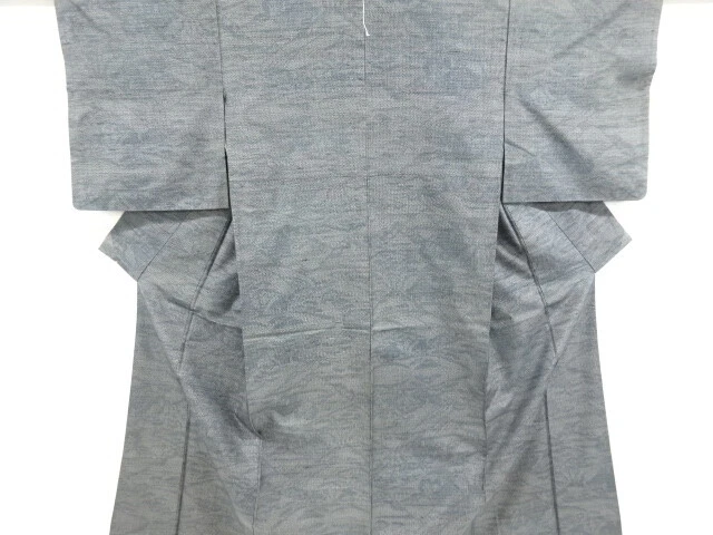 6515031: Japanese Kimono / Antique Kimono / Tokamachi Tsumugi / Woven Scenery