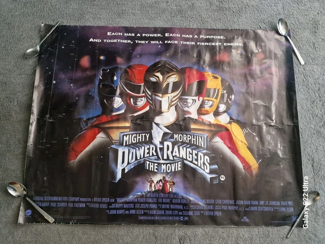 MIGHTY MORPHIN POWER Rangers The Movie Quad Original Film Movie Cinema ...