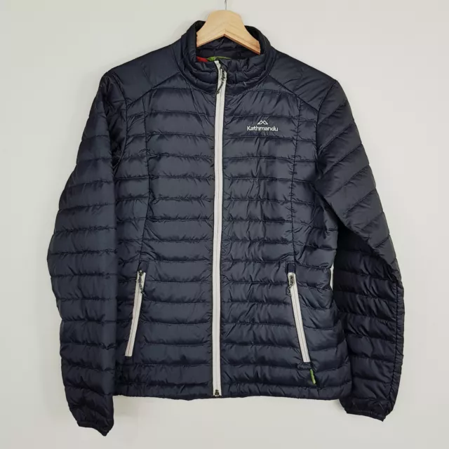 [ KATHMANDU ] Womens Navy Heli Lightweight Down Puffer Jacket | Size AU 10