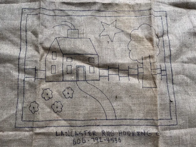 Patrón primitivo de enganche de alfombra de Lancaster Rug Hooking Company