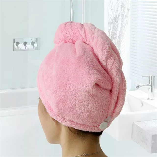 Hair Dry Cap Hot Sale Women Bathroom Towel Quick-drying Microfiber Bath Towel