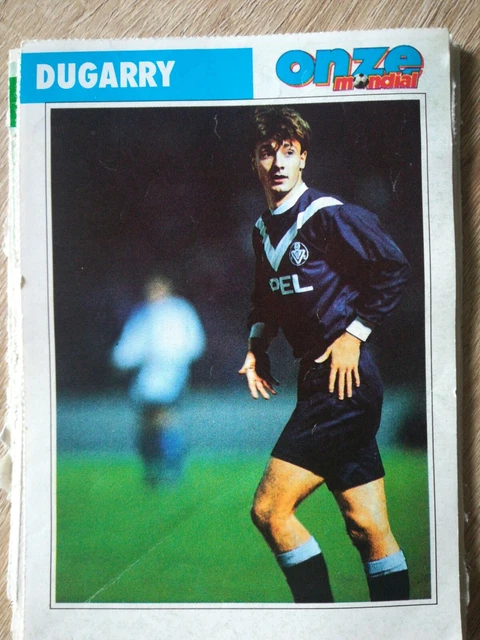 FICHE ONZE MONDIAL card ZINEDINE ZIDANE Girondins Bordeaux France foot football EUR 8,99 - FR