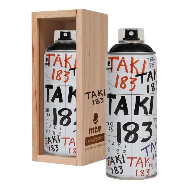 MTN Montana Colors “Taki183” Limited Edition Spray Can Graffiti Black