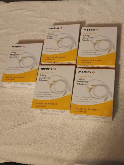 LOT OF 5 Medela Freestyle Flex Breast Pump Tubing Set BRAND NEW