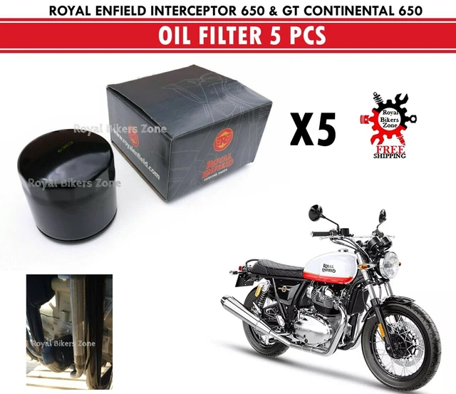 FILTRO DE ACEITE. ROYAL ENFIELD 650. INTERCEPTOR