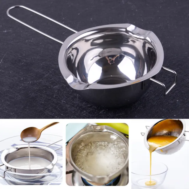 Stainless Steel Double Boiler Pot for Melting Chocolate Candy and Candle Making
