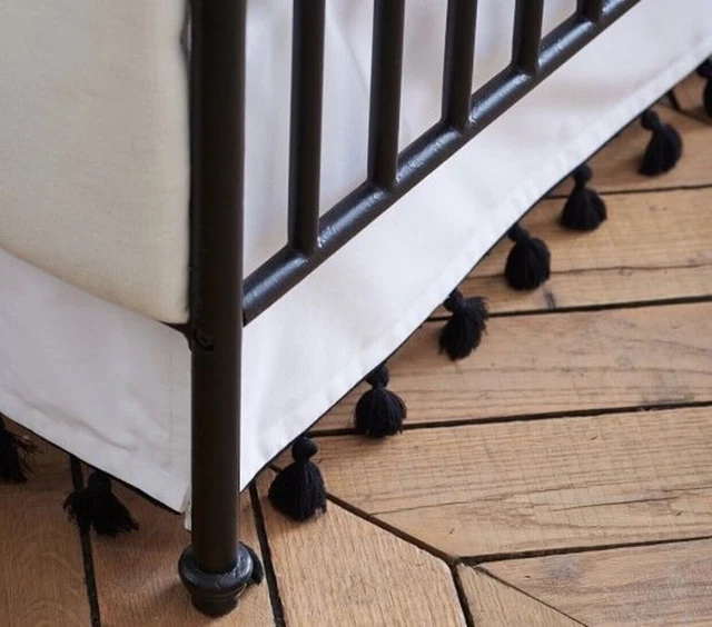 Pottery Barn Kids Crib Skirt by Emily & Meritt