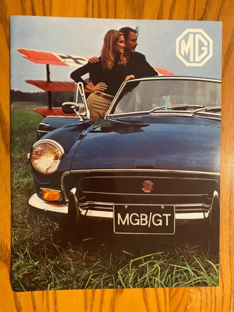 Mg Mgb Gt Sales Brochure Pages Dated Features