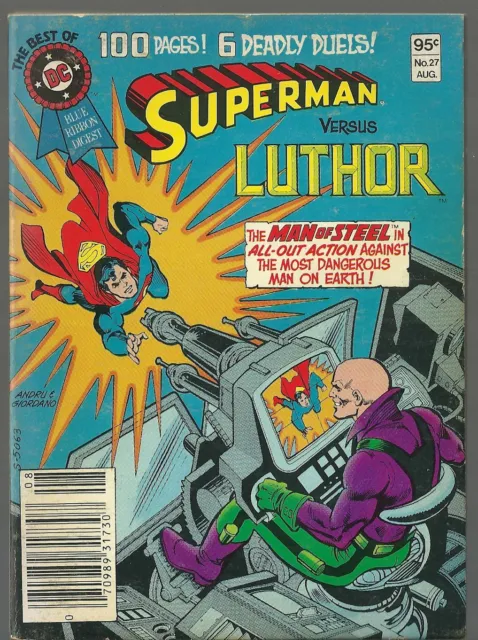 BEST OF DC SPECIAL BLUE RIBBON COMICS DIGEST #27(1982) Superman - Luthor